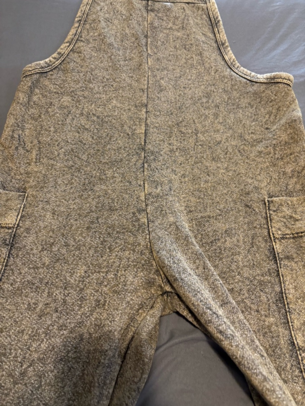 FP Movement by Free People Tan Heathered Overalls Jumpsuit - Picture 7 of 16